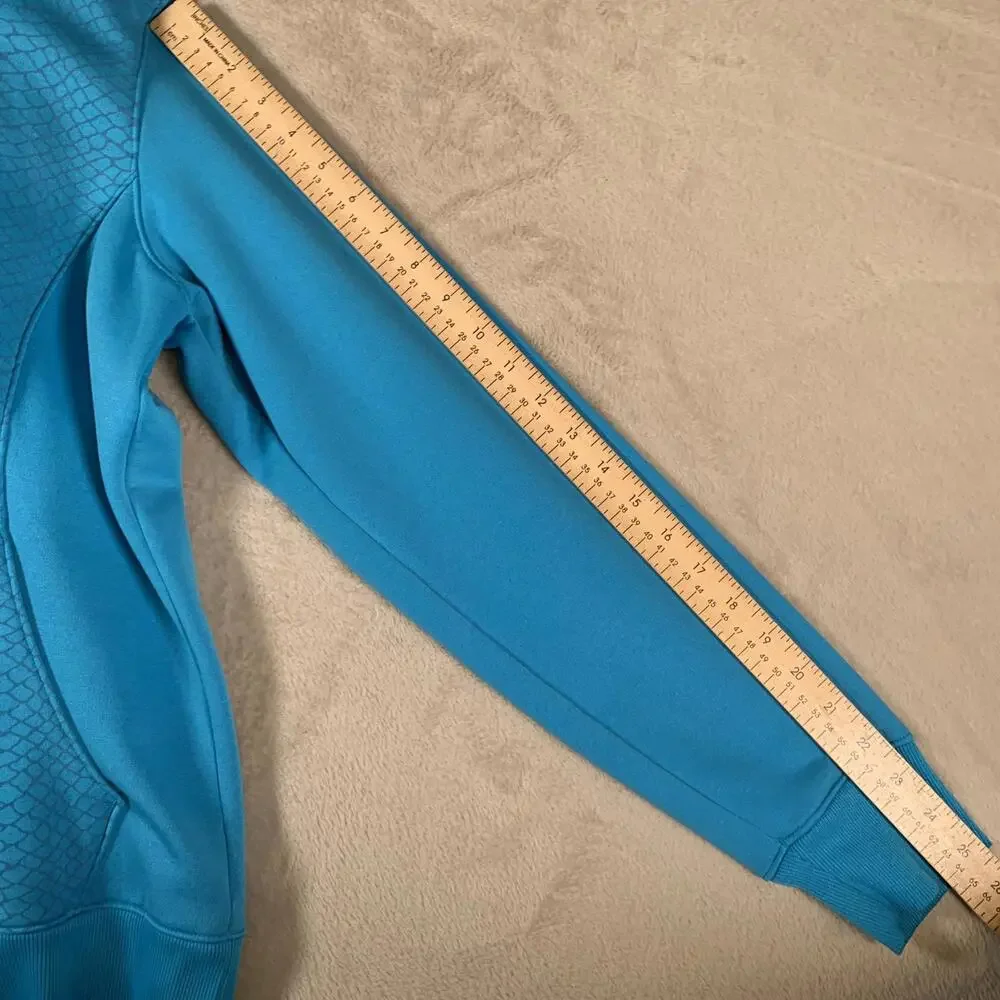 Under Armour Hoodie Mens‎ Medium Blue ColdGear Storm Pullover Sweatshirt 1239154